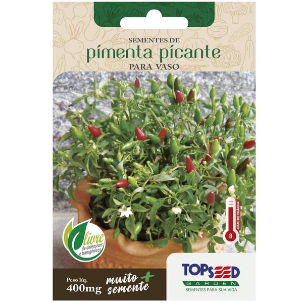 Sementes De Pimenta Picante Para Vaso Topseed