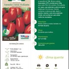 Sementes De Tomate Italiano (roma) Topseed