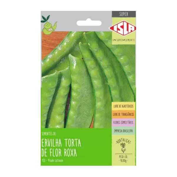 Sementes Ervilha Torta De Flor Roxa Super (10g) Isla