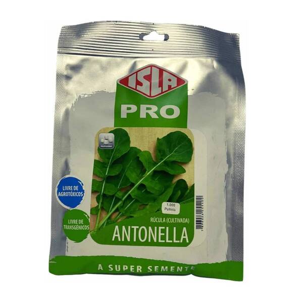 Sementes Rúcula Antonella Cultivada Peletizada (1000un) Isla