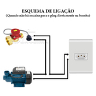 Sensor De Água Fluxostato 1"x3/4" FxM Druck Chave De Fluxo Pa