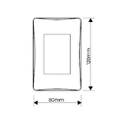 Sensor De Presença Fame Habitat Black Bivolt Preto - Único