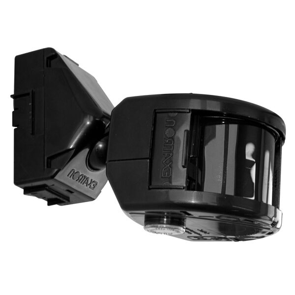Sensor De Presença Frontal Externo Preto Exatron 180º St313
