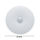 Sensor De Presença Teto Bivolt Qualitronix Com Fotocélula Qa2