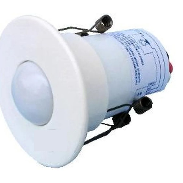 Sensor De Presença Teto Redondo Embutido Cor Branca Stand Pw