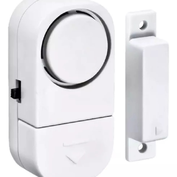 Sensor Magnético Alarme Sem Fio Para Porta E Janelas