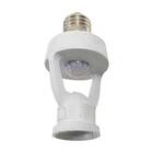Sensor Presença Soquete E27 Bivolt + Led Bulbo 12w Branco Que