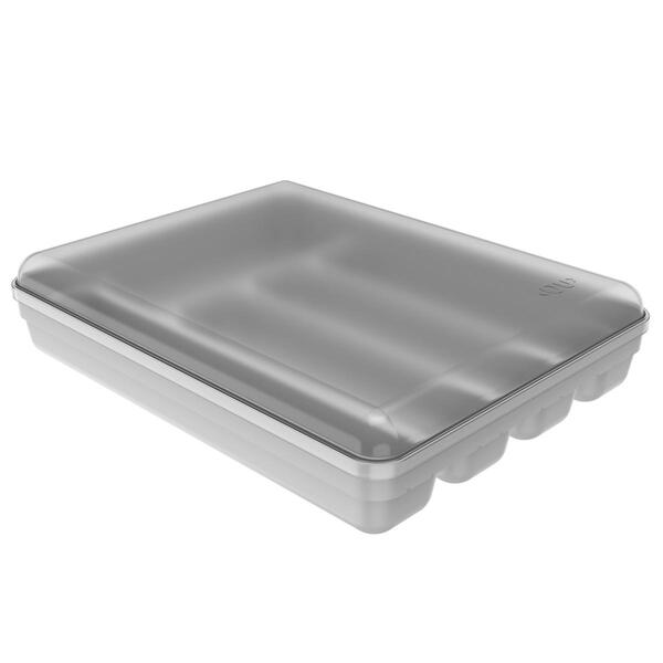 Separador Porta Talheres Com Tampa Organizador De Gaveta Mult