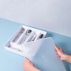 Separador Porta Talheres Com Tampa Organizador De Gaveta Mult