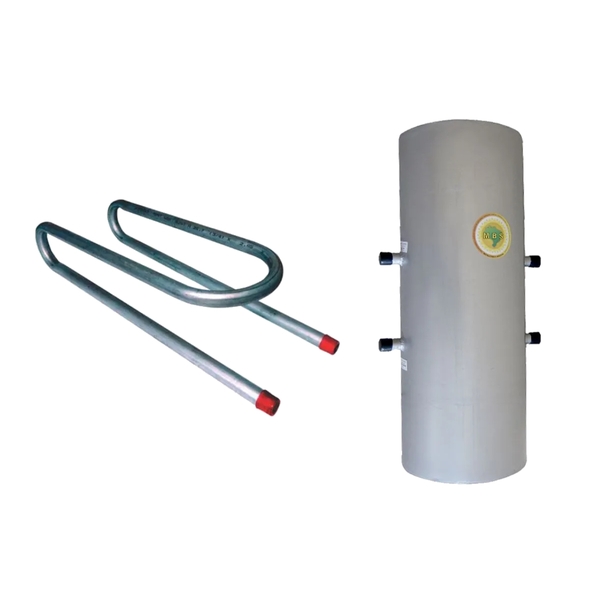 Serpentina De Fogão E Cilindro Galvanizado 3/4 81x44cm 100l