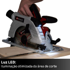 Serra Circular a Bateria Einhell 18V 190mm Brushless TP-CS 18/1900 para Madeira