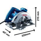 Serra Circular Bosch Gks 20-65 220v 2000w