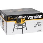 Serra Circular de Bancada 10" 1800W Vonder 220V SCV1800