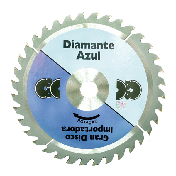 Serra Circular com Videa Gran Disco 180mm 36 Dentes Diamante Azul