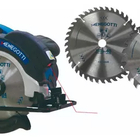 Serra Circular Mmc-1400 220v 1400w Com Disco Corte Menegotti