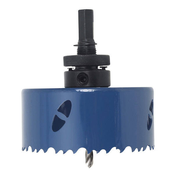 Serra Copo Bi-Metal para Metal Madeira Plástico e Drywall com Haste 100mm 1 Peça Dexter