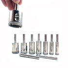 Serra Copo Diamantada 10 Brocas Furar Azulejo Vidro Cerâmica