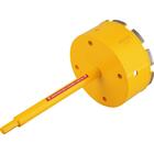 Serra Copo Diamantada 120mm Com Haste E Pino Guia  - Vonder