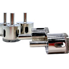 Serra Copo Diamantada 5 Brocas Furar Azulejo Vidro Cerâmica