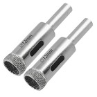 Serra Copo Diamantada Refrigerada 12mm Porcelanato Vidro Márm