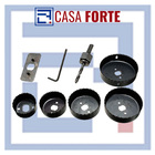 Serra Copo Para Gesso Plástico E  Madeira  8 Peças