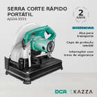 Serra Corte Rápido Portátil 14'' 2200w 220v Ajg04-355s - Dca