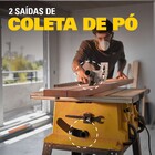 Serra de Bancada Stanley 127V (110V) 2000W  Elétrica  10" SST2001-BR para Madeira