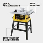 Serra de Bancada Stanley 127V (110V) 2000W  Elétrica  10" SST2001-BR para Madeira