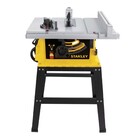 Serra de Bancada Stanley 220V com guia de corte 90º e 45º 1800W Elétrica 254mm 10" SST1801-B2 para Madeira
