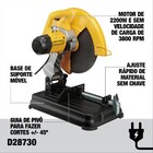 Serra de Corte Dewalt 14" 127V (110V) 2300W D28730-BR