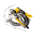 Serra Esquadria Telescópico Dewalt Elétrica 12" 1675W 220V DWS780-B2