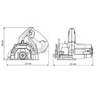 Serra Mármore Elétrica Tramontina 42506 4.3/8 Pol 1200w