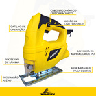 Serra Tico Tico 400w Angular Com Kit De Laminas 3 Un