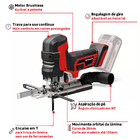 Serra Tico Tico a Bateria Einhell 18V TP-JST 18/135
