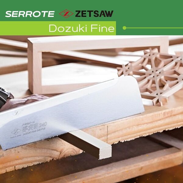 Serrote Japones Dozuki Fine Lamina 240mm P1.0 Zetsaw 7121 | Leroy