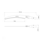 Serrote Com Lamina Metalica De 13 Polegadas Sem Cabo Tramonti