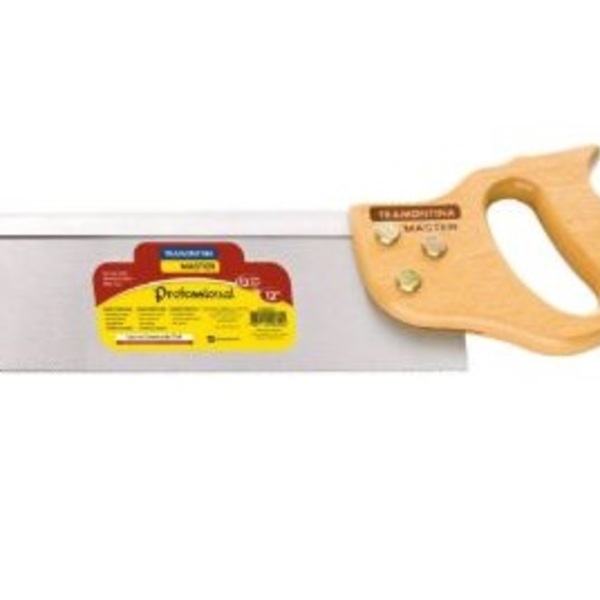 Serrote Costa Tamanho 12 Cabo Madeira Lamina Aco 12 Dentes Po