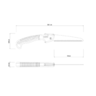 Serrote de Poda Profissional Dobrável com Cabo Plástico 180mm Tramontina