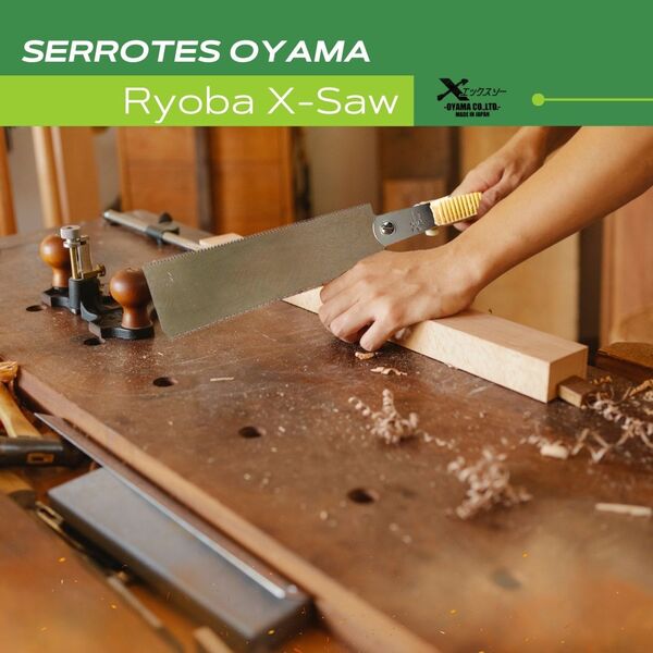 Serrote Japonês Ryoba Oyama X-saw W240-01 Duplo Dente 240mm