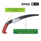 Serrote Podador Arborista Samurai Lâmina Curva 330mm Ichigeki