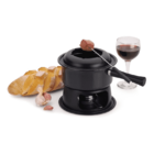 Serviço Fondue Lugano - Panela Preta 11 Pçs - Forma