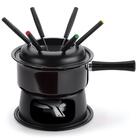 Serviço Fondue Lugano - Panela Preta 11 Pçs - Forma