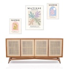 Set 3 Quadros Matisse Soft Colors - Com Vidro  Moldura Branca