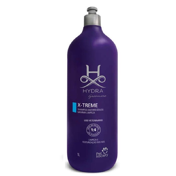 Shampoo Antiresíduo Hydra Groomers Max X-treme Pet Society
