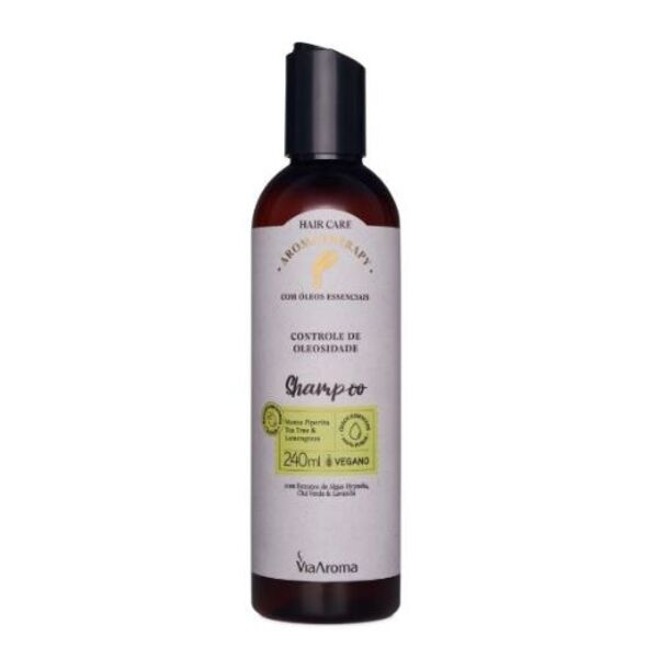 Shampoo Controle De Oleosidade Aromatherapy Via Aroma 240ml