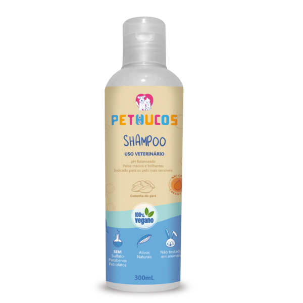 Shampoo para Cachorro e Gato 300ml Pethucos