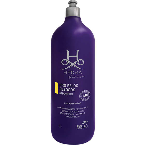 Shampoo Para Cães De Pelo Oleoso Hydra Pet Society - 1l 1l