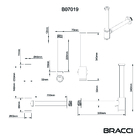 Sifão Aço Escovado