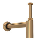 Sifão com Copo para Banheiro Metal Rígido Red Gold 1"x1.1/2" 30cm Deca