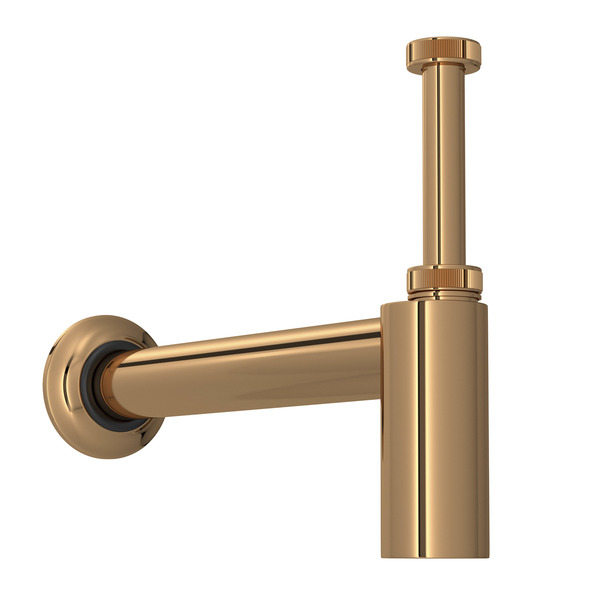 Sifão com Copo para Banheiro Metal Rígido Red Gold 1"x1.1/2" 30cm Deca